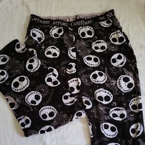 Disney Nightmare Before Christmas Pajama Bottoms - Black and White
